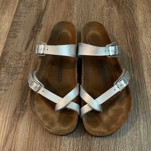 Silver Mayari Birkenstock Sandal